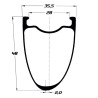Jante DUKE Baccara WRX 48 SLR2 - 32H