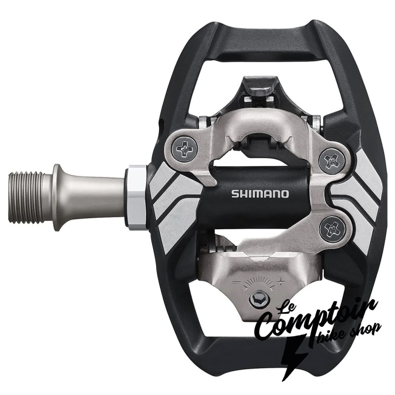 Pédales SPD BMX Race SHIMANO DRX PD-MX70 Cales SM-SH51