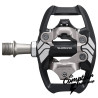 Pédales SPD BMX Race SHIMANO DRX PD-MX70 Cales SM-SH51
