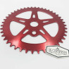 Plateau BMX acier 5 branches rouge - 44 dents