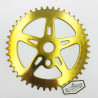 Plateau BMX acier 4 branches or - 44 dents