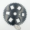 Plateau BMX GT acier 6 branches noir - 43 dents