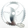 Plateau BMX acier 3 branches chromé type Powerlite - 44 dents