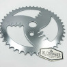 Plateau BMX acier 3 branches chromé type Powerlite - 44 dents