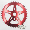 Plateau BMX acier 5 branches rouge - 44 dents