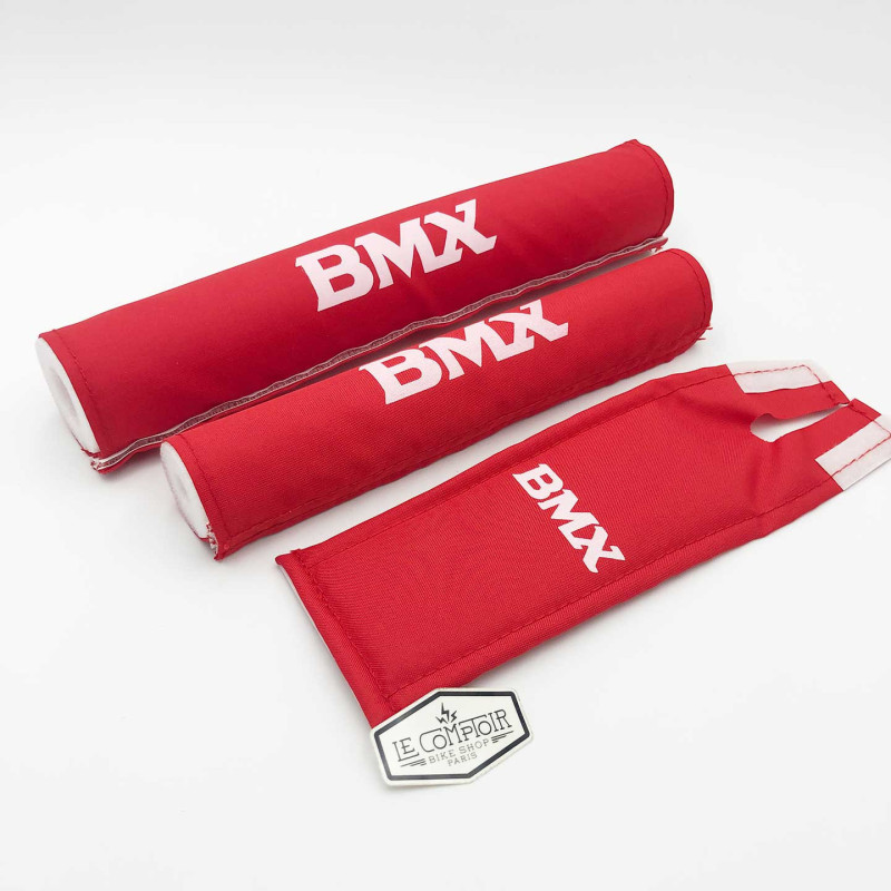 Mousses de protection Padset rouges - oldschool BMX