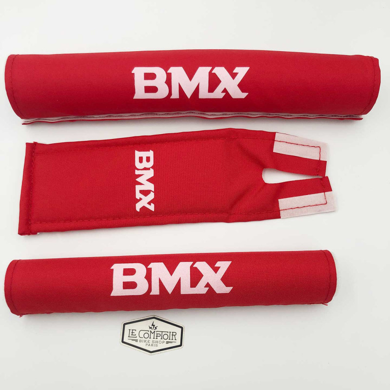 Mousses de protection Padset rouges - oldschool BMX