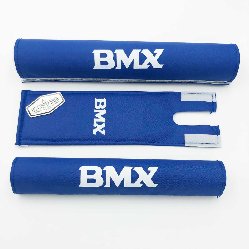 Mousses de protection Padset bleues - oldschool BMX