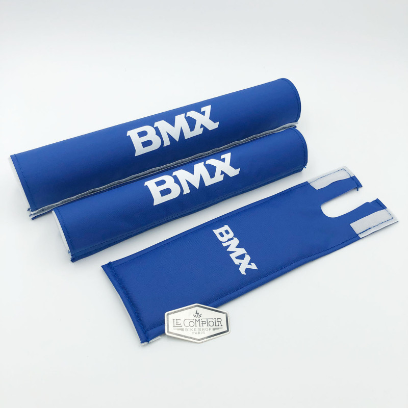 Mousses de protection Padset bleues - oldschool BMX