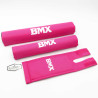 Mousses de protection Padset rose - oldschool BMX