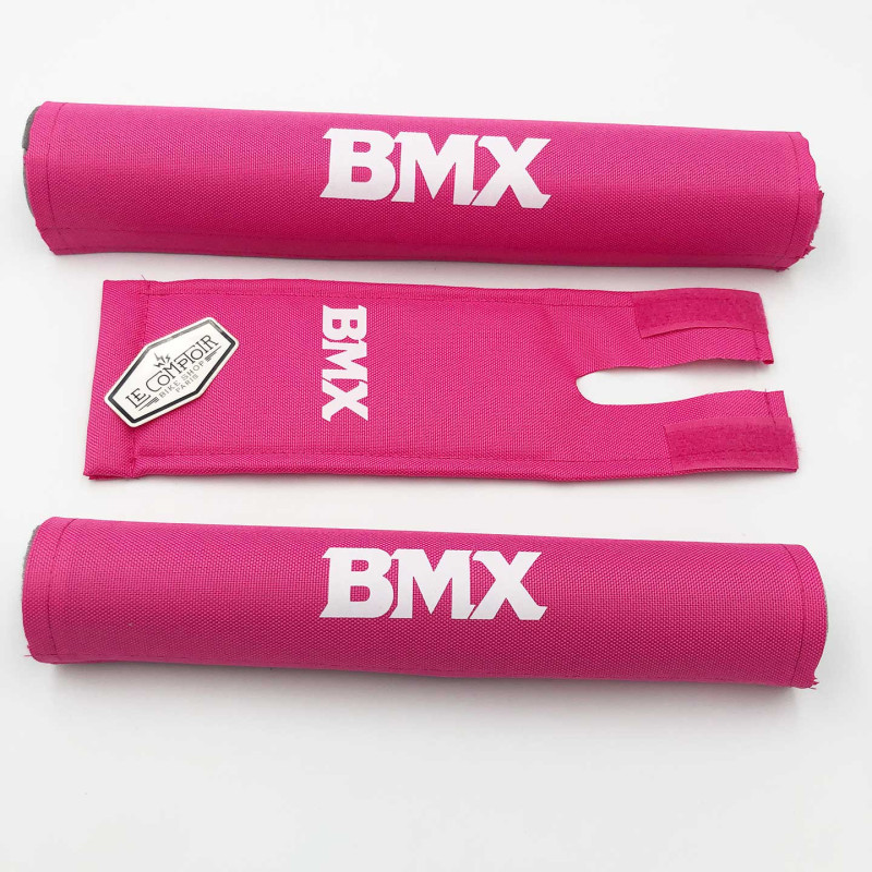 Mousses de protection Padset rose - oldschool BMX
