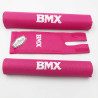 Mousses de protection Padset rose - oldschool BMX