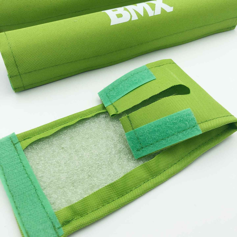Mousses de protection Padset vert - oldschool BMX