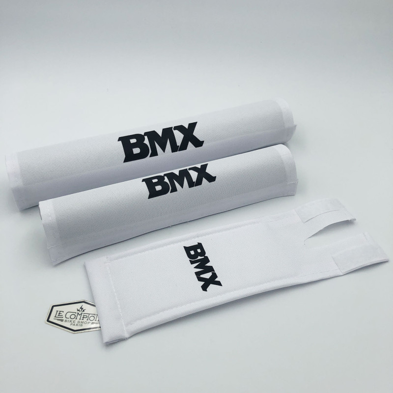 Mousses de protection Padset blanc - oldschool BMX