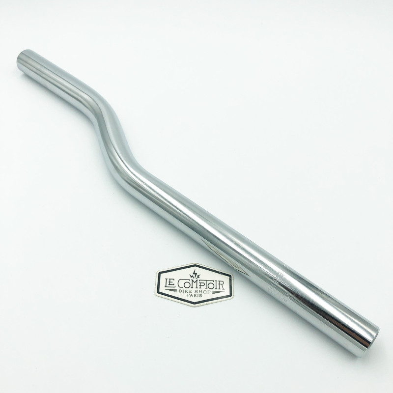 Tige de selle BMX coudée ASCO drainpipe Ø22.2 mm chromée