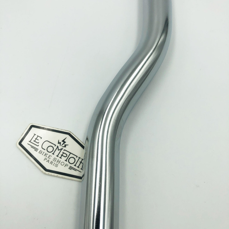 Tige de selle BMX coudée ASCO drainpipe Ø22.2 mm chromée