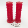 Poignées oldschool BMX PLASTICHE CASSANO 110mm rouge - made in Italy