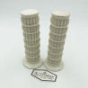 Poignées oldschool BMX PLASTICHE CASSANO 110mm blanc - made in Italy