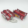 Paire de pédales WECO 1/2' Rat-trap rouges