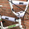 Mousses de protection Padset blanc - oldschool BMX