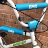 Mousses de protection Padset bleu clair - oldschool BMX