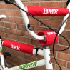 Mousses de protection Padset rouge - oldschool BMX