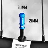Capuchons de valves CNC/demonte obus GRANITE rouge Juicy Nipples