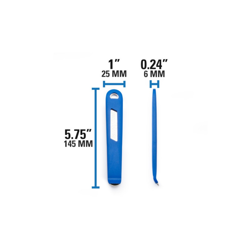 Démontes-pneu PARK TOOL renforcé acier/vinyle TL-6.3 - x3