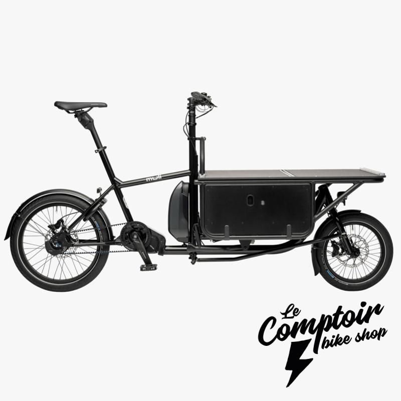Vélo Cargo Muli BOX Motor ST PRO - Noir