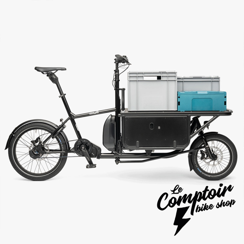 Vélo Cargo Muli BOX Motor ST PRO - Noir