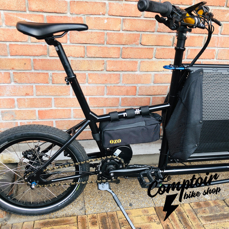 Vélo Cargo Muli Muskel (Musculaire) électrifié - Noir