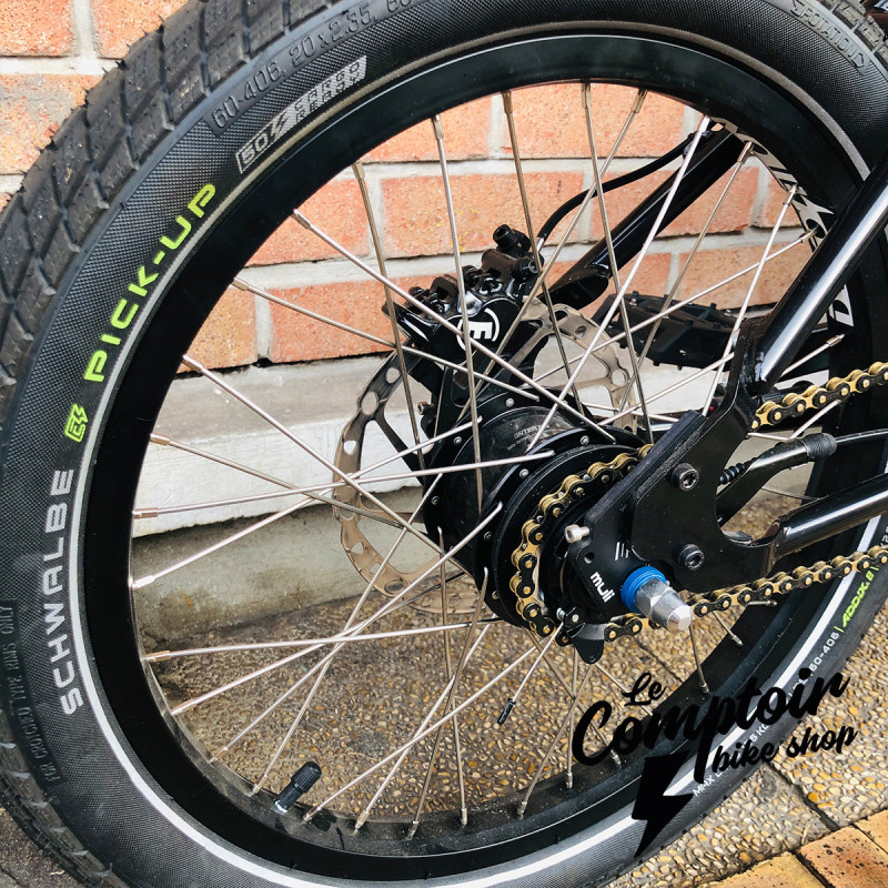 Vélo Cargo Muli Muskel (Musculaire) électrifié - Noir