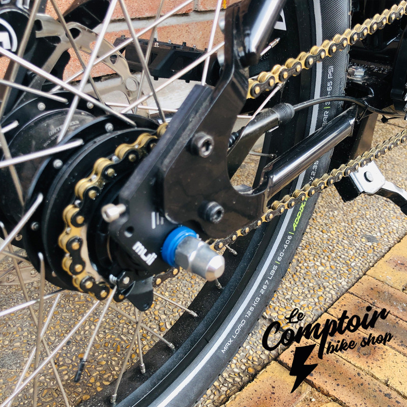 Vélo Cargo Muli Muskel (Musculaire) électrifié - Noir