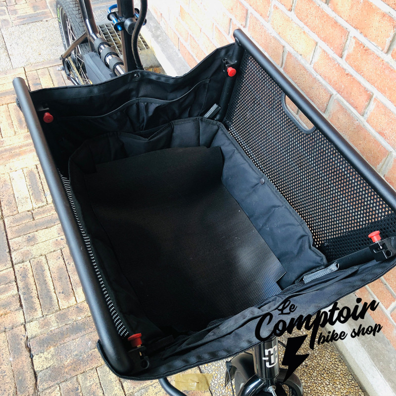 Vélo Cargo Muli Muskel (Musculaire) électrifié - Noir
