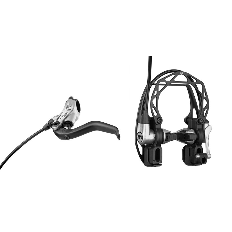 Système de freins complet MAGURA HS33 hydraulique silver