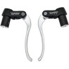 Paire de leviers triathlon TEKTRO RX4.1 silver