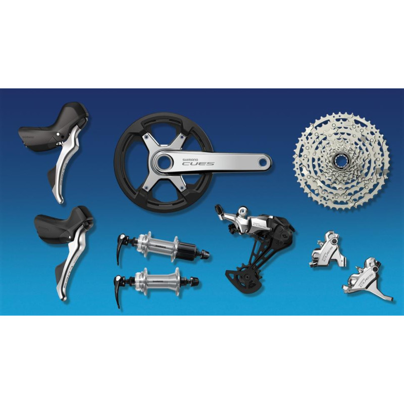 Étrier arrière SHIMANO CUES BR-U6030 Flat Mount Silver – Série Limitée