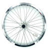 Paire de roue BMX custom 20 pouces 36H BSD K7 x Hazard lite chromée - 36H