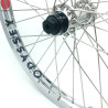 Paire de roue BMX custom 20 pouces 36H BSD K7 x Hazard lite chromée - 36H