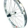 Paire de roue BMX custom 20 pouces 36H BSD K7 x Hazard lite chromée - 36H