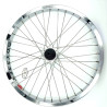 Paire de roue BMX custom 20 pouces 36H BSD K7 x Hazard lite chromée - 36H