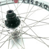 Paire de roue BMX custom 20 pouces 36H BSD K7 x Hazard lite chromée - 36H