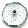 Paire de roue BMX custom 20 pouces 36H BSD K7 x Hazard lite chromée - 36H
