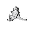 Étrier avant SHIMANO CUES BR-U6030 Flat Mount Silver – Série Limitée