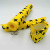 Mousses de protection Padset V-bars étoiles jaunes - oldschool BMX