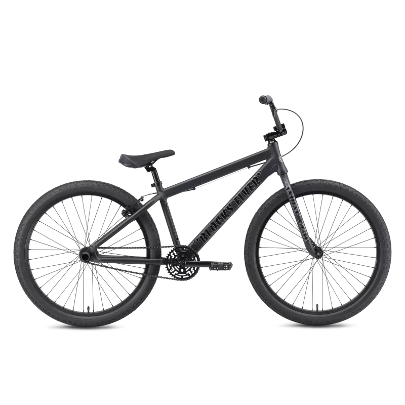 SE BIKES Blocks Flyer Matte Black - 26 pouces