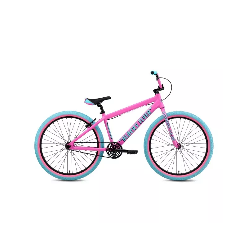 SE BIKES Blocks Flyer Bubblegum - 26 pouces