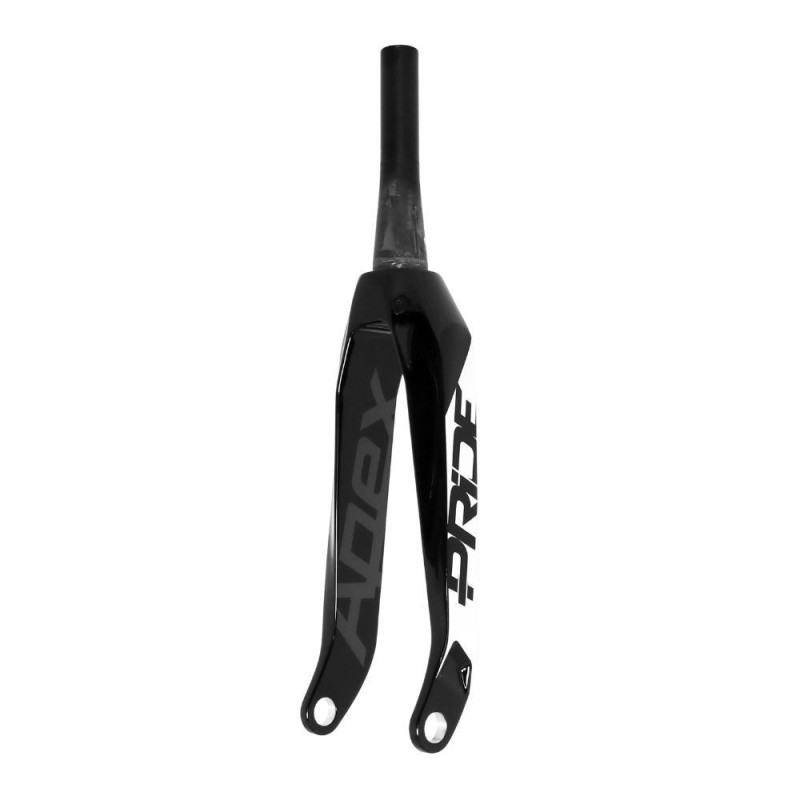 Fourche BMX Race PRIDE RACING Apex tapered 20mm black white - 20 pouces
