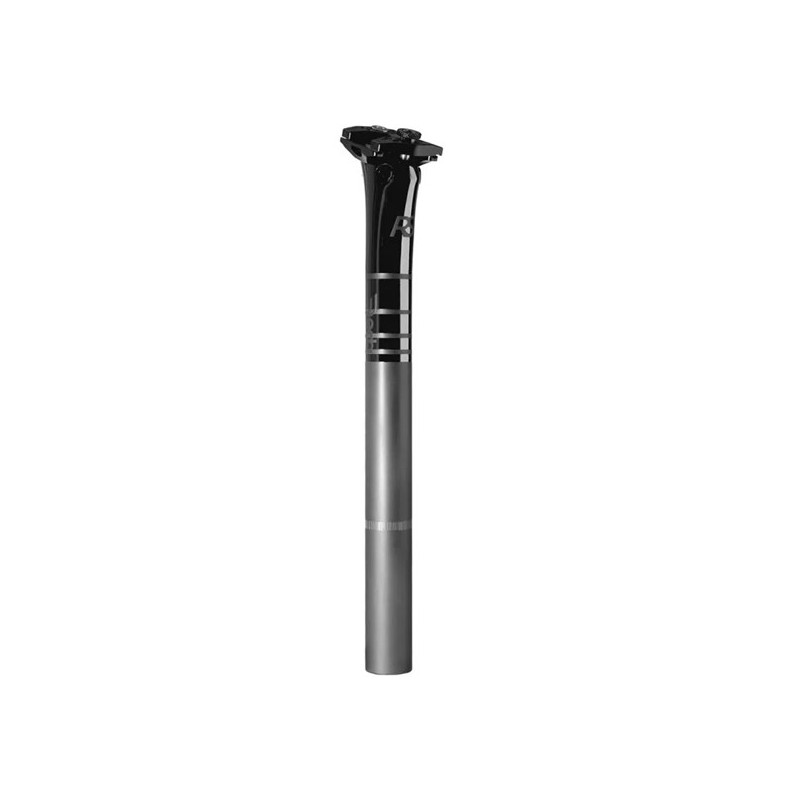 Tige de selle DEDA RS CARBON Ø27.2mm, longueur 400mm, sans recul, vis titane - POB finish