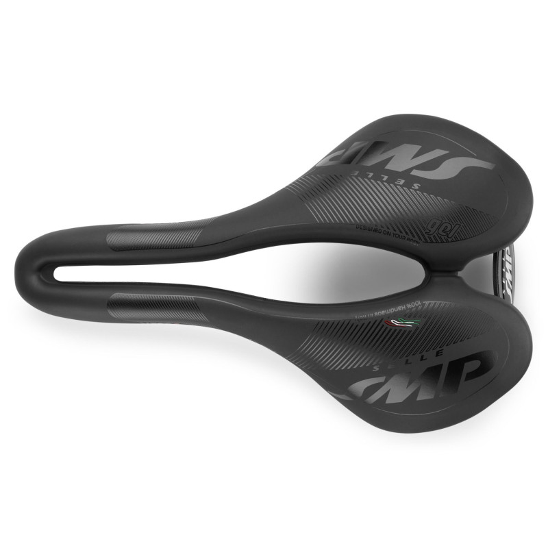 Selle SMP VT30C GEL Noire Rail Inox 155 mm | Confort Gravel & Route
